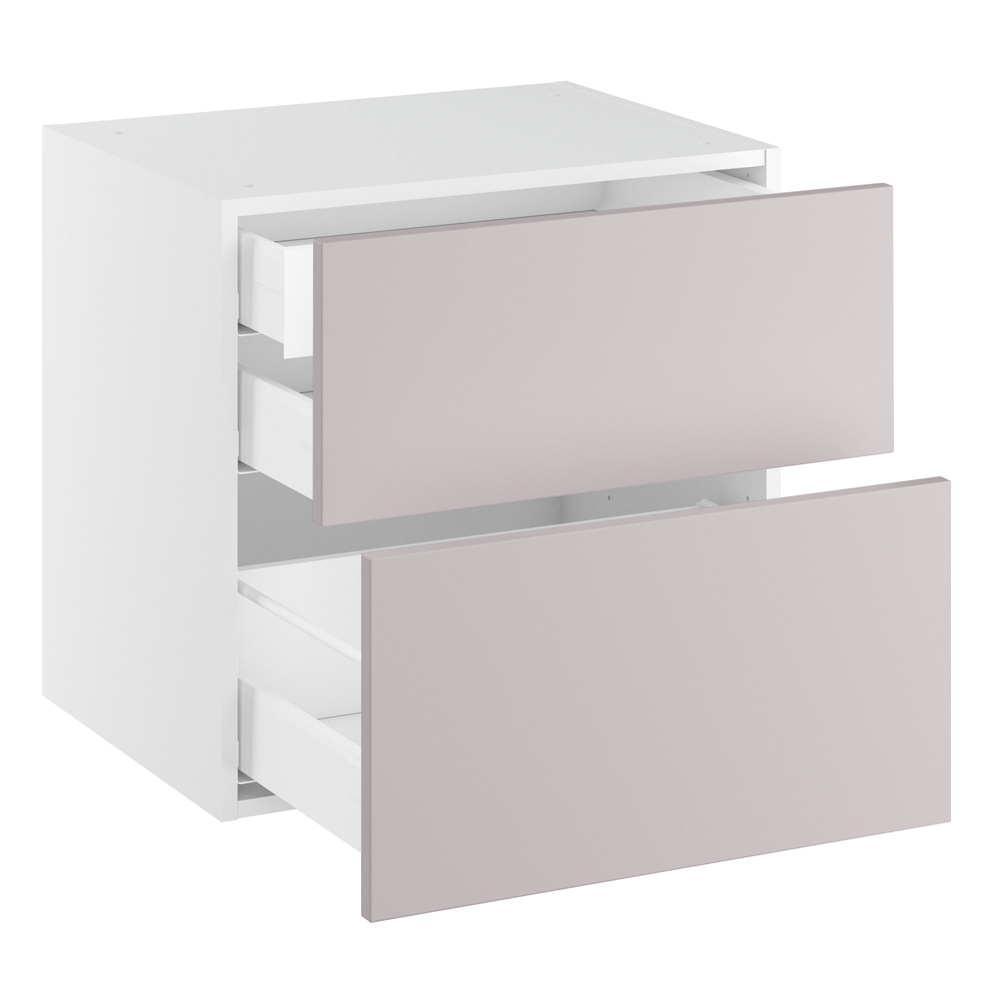 Kitchn Lavt underskab til bad med 2 skuffer og indvendig skuffe